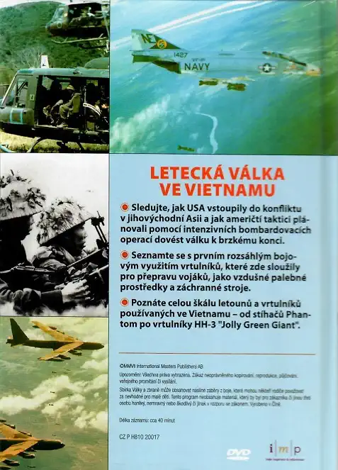 Války a zbraně 20 - Letecká válka ve Vietnamu ( DVD + brožurka ) - DVD