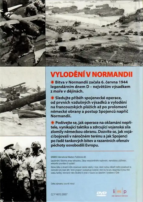 Války a zbraně 19 - Vylodění v Normandii ( DVD + brožurka ) - DVD