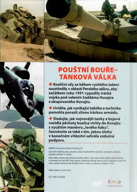 Pouštní bouře, tanková válka - Války a zbraně 15 ( DVD + brožurka ) - DVD