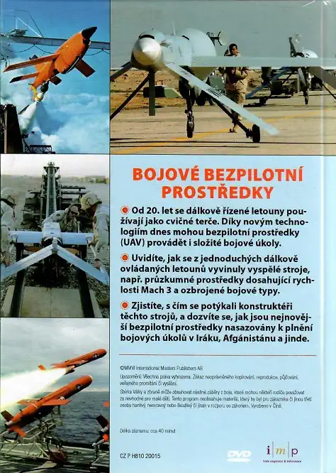 Války a zbraně 13 - Bojové bezpilotní prostředky ( DVD + brožurka ) - DVD