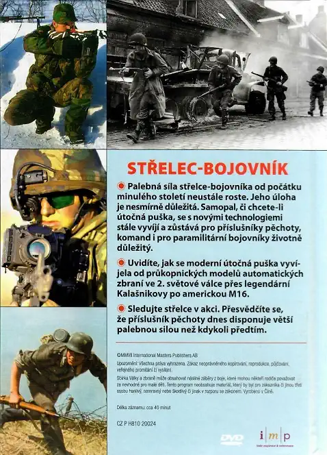 Střelec bojovník - Války a zbraně 11  ( DVD + brožurka ) - DVD