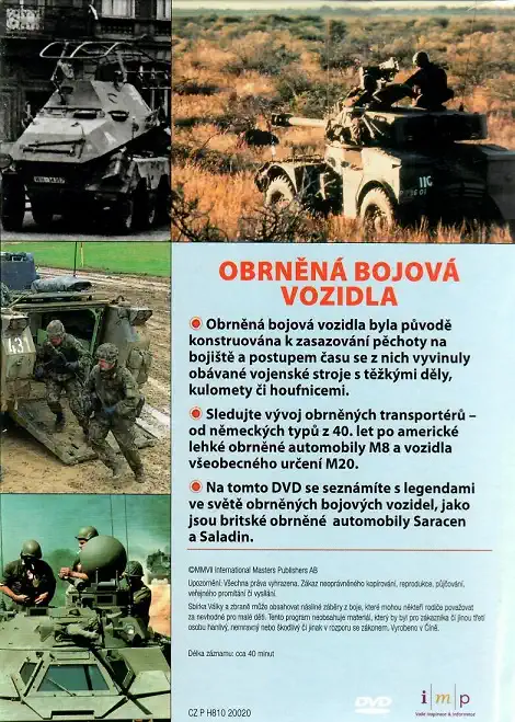 Obrněná bojová vozidla - Války a zbraně 10 ( DVD + brožurka ) - DVD