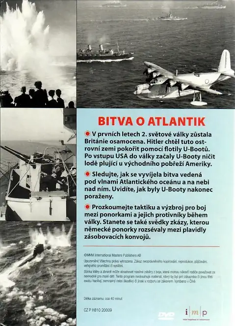 Bitva o Atlantik - Války a zbraně 8 ( DVD + brožurka ) - DVD