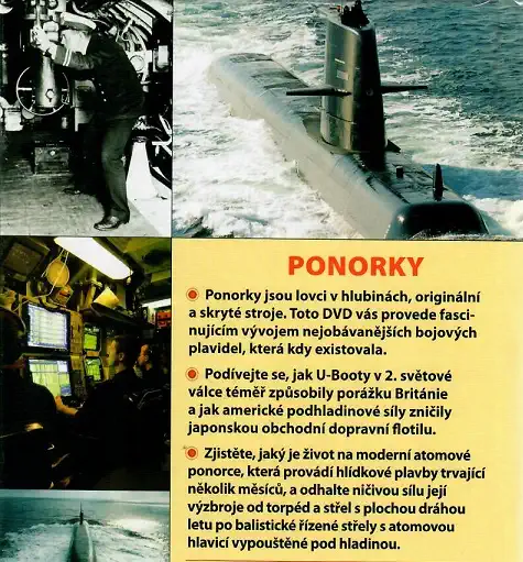 Ponorky - Války a zbraně 4 ( DVD + brožurka ) - DVD