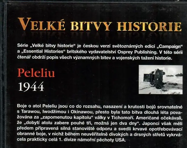 Velké bitvy historie 47 - Peleliu 1944 - slim DVD