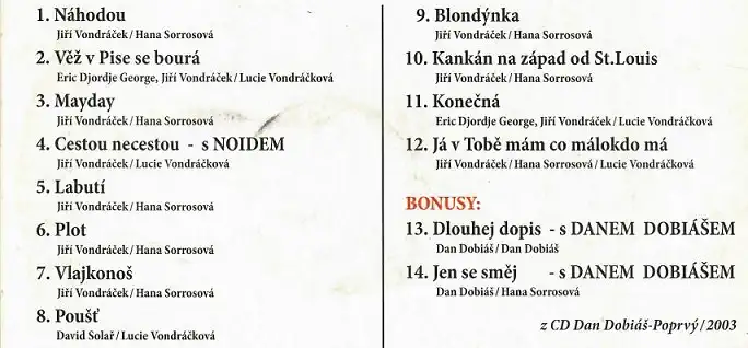 Lucie Vondráčková May day - pošetka CD