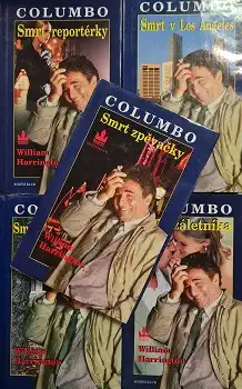Knižní kolekce COLUMBO 5 x kniha bazarová + dárek kompletní bazarová kolekce DVD seriálu Columbo