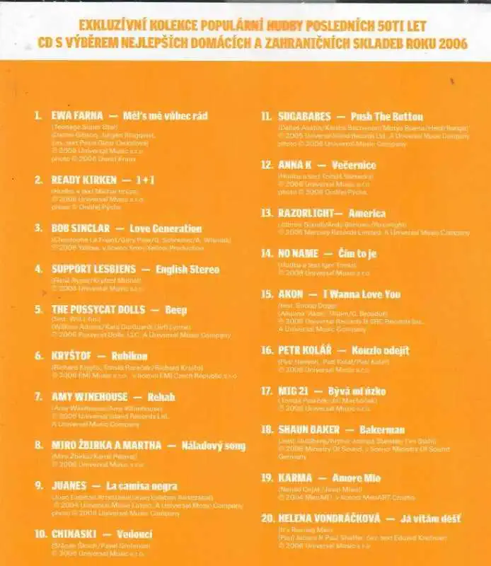 2006 - pošetka CD