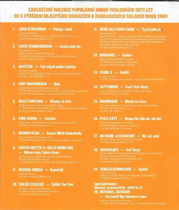 2009 - pošetka CD