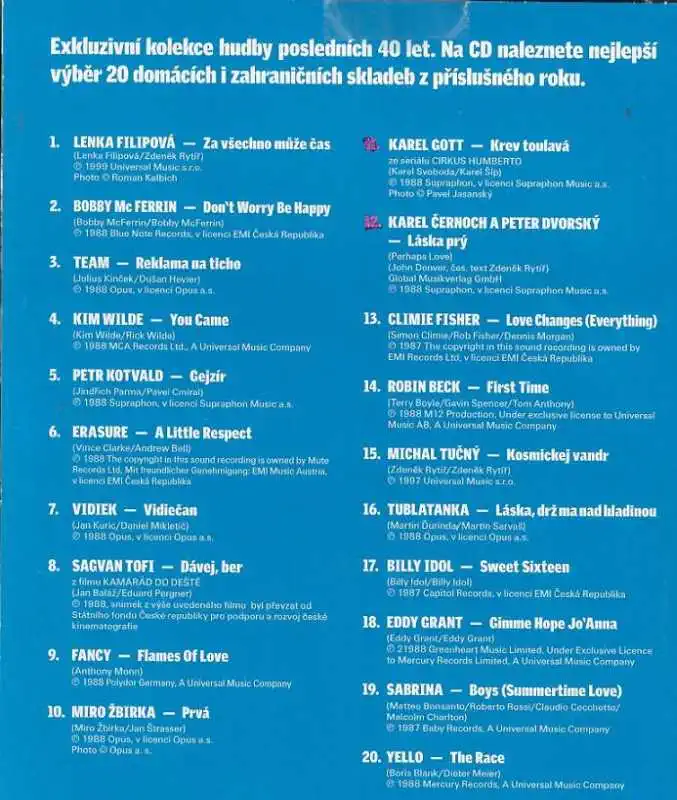 1988 - pošetka CD