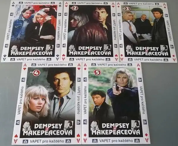 Knižní kolekce Dempsey a Makepeaceová 3 knihy + 5 DVD - John Raymond - bazarové zboží