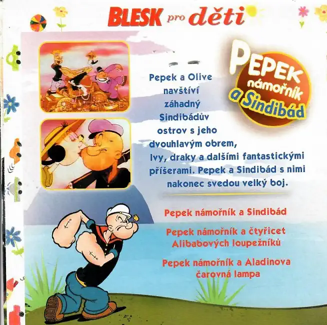 Pepek námořník 1 ( papírový obal ) DVD bazarové zboží