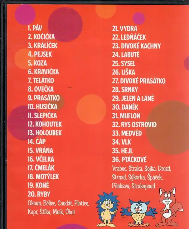 Tu je les, tu zahrádka a všude kolek zvířátka ( plast ) - DVD