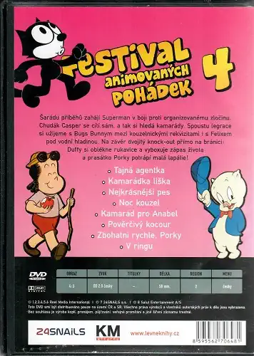 Festival animovaných pohádek 4 - plast DVD