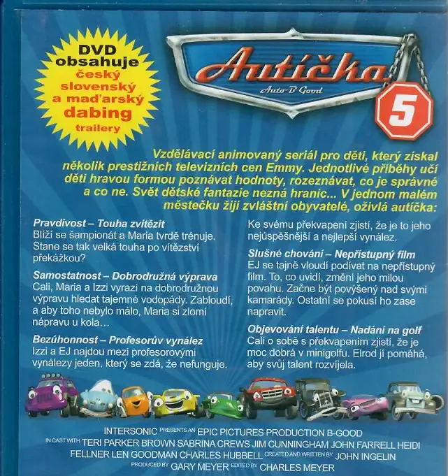Autíčka 5 - Plast DVD