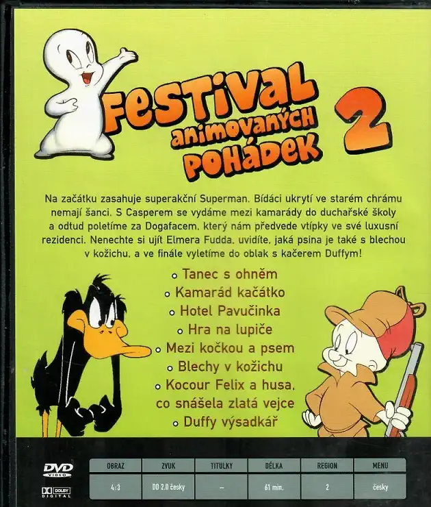 Festival animovaných pohádek 2 - plast DVD