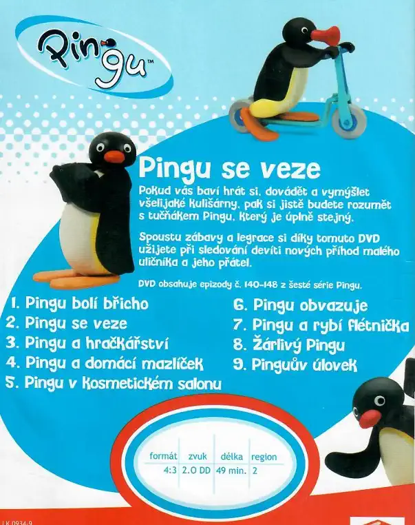 Pingu: Pingu se veze ( plast ) DVD