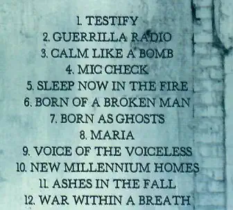 Rage against the machine - The Battle of Los Angeles - pošetka CD