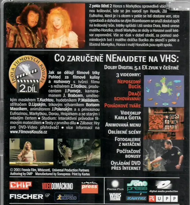 Škola filmových kouzel 2 - Z pekla štěstí 2 ( více než 4 hodin interaktivní zábavy ) - DVD
