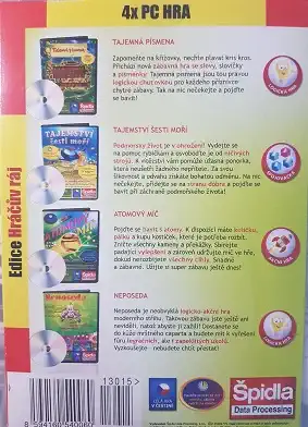 PC hra 4x /Tajemná písmena,Tajemství šesti moří,Atomový míč,Neposeda/