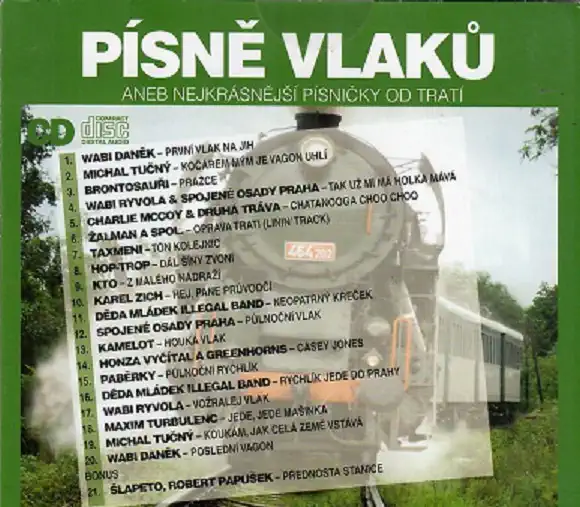 Písně vlaků aneb nejkrásnější písničky od tratí ) pošetka ) CD