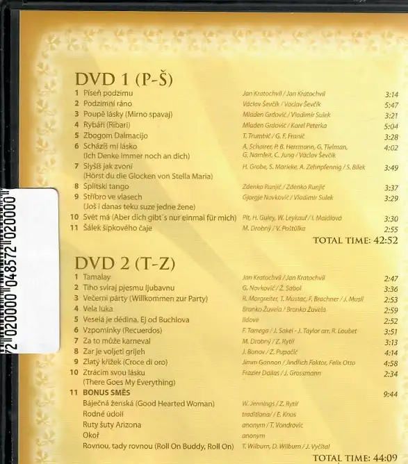 Eva a Vašek: 2x DVD Všechno nejlepší od P do Z ( plast ) DVD