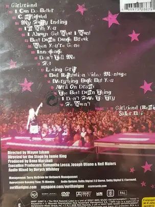 Avril Lavigne - DVD plast /bazarové zboží/