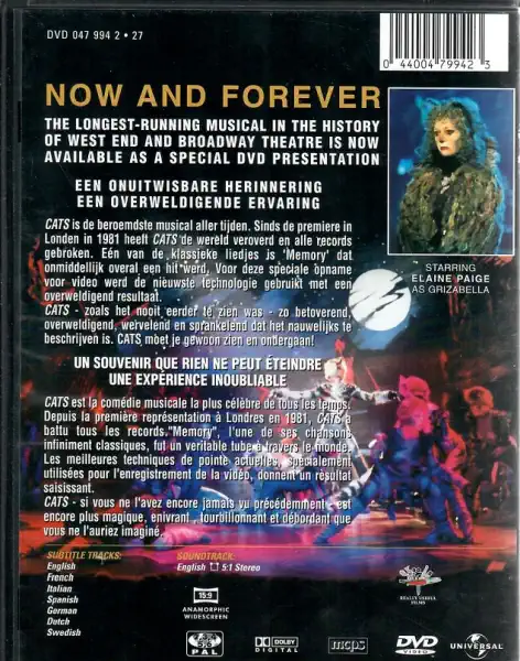 Cats - DVD plast - bazarové zboží 