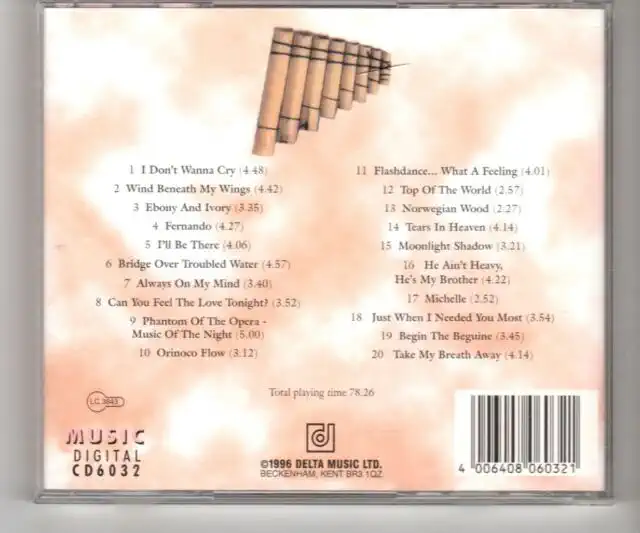 Pan Pipes play love songs - CD - bazarové zboží