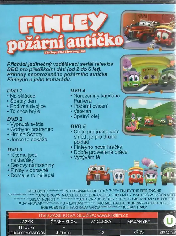 Finley - požární autíčko DVD 1-5 ( BOX )