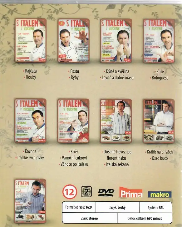 S italem v kuchyni: Kompletní edice 1/2 - 9 DVD ( BOX )