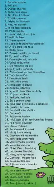 Dětský písničkář ( 57 dětských písniček ) plast CD