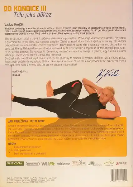 Václav Krejčík - Do kondice III - Tělo jako důkaz - DVD plast