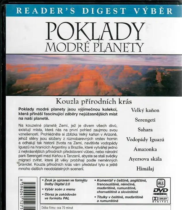Poklady modré planety: Kouzla přírodních krás ( plast ) DVD