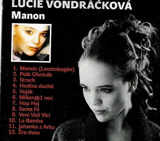 Lucie Vondráčková - Manon ( pošetka ) - CD bazarové zboží