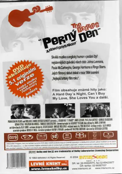 The Beatles - Perný den / slim/ v originálním znění s CZ titulky