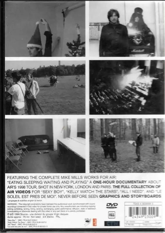 Air: Eating, Sleeping, Waiting and Playing - DVD plast - bazarové zboží 