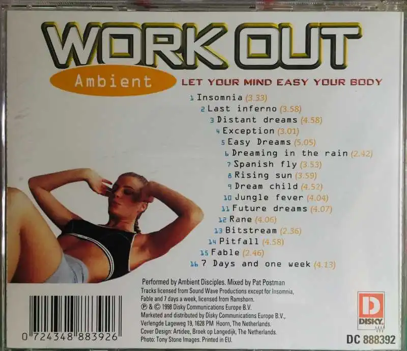 Work out - Ambient - Let your Mind easy your Body - CD /plast/