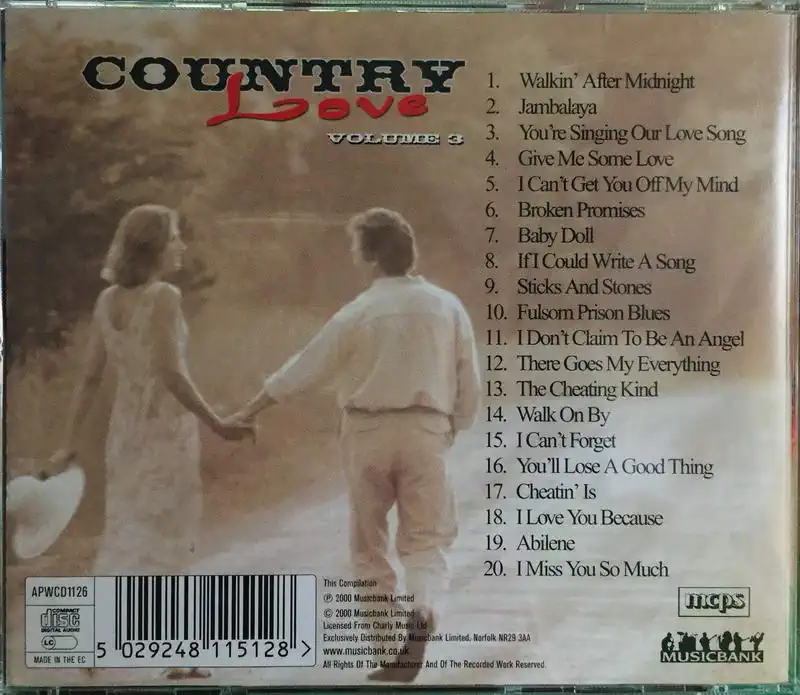Country Love - Volume 3 - CD /plast/