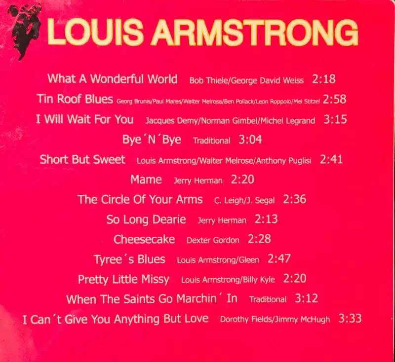 Louis Armstrong - the great Satchmo - CD /plast/ /bazarové zboží/