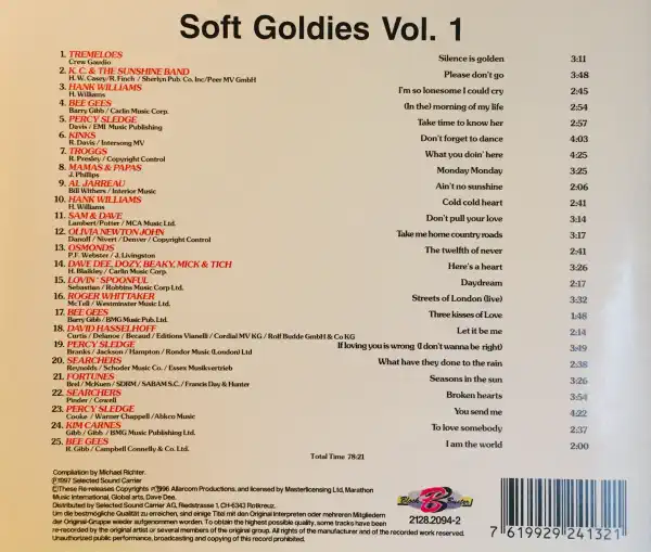 Soft Goldies - Vol. 1 - CD /plast/