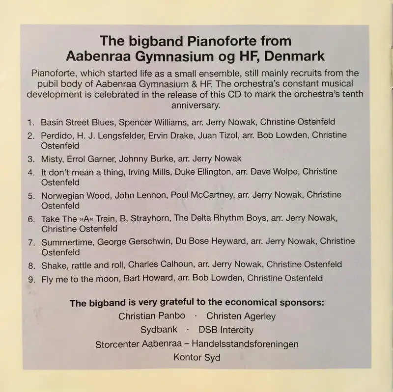 The Bigband Pianoforte - Misty - CD /plast/