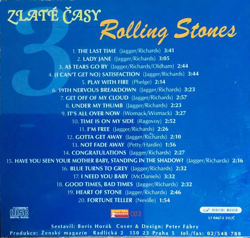Rolling Stones - Zlaté časy - CD /plast/ /bazarové zboží/
