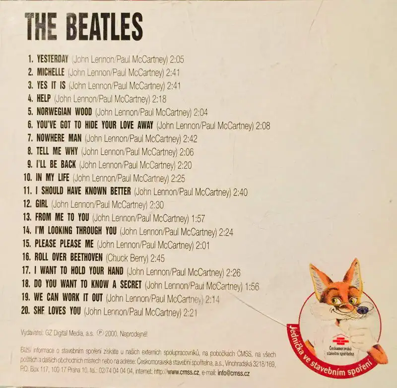 The Beatles - CD /plast/ /bazarové zboží/