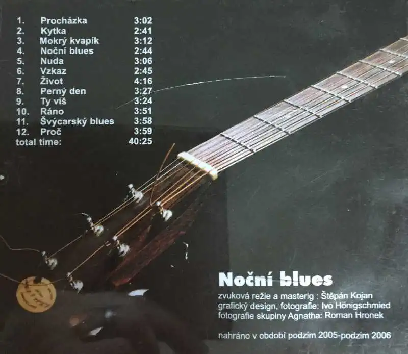 Agnatha - Noční blues - CD /plast/