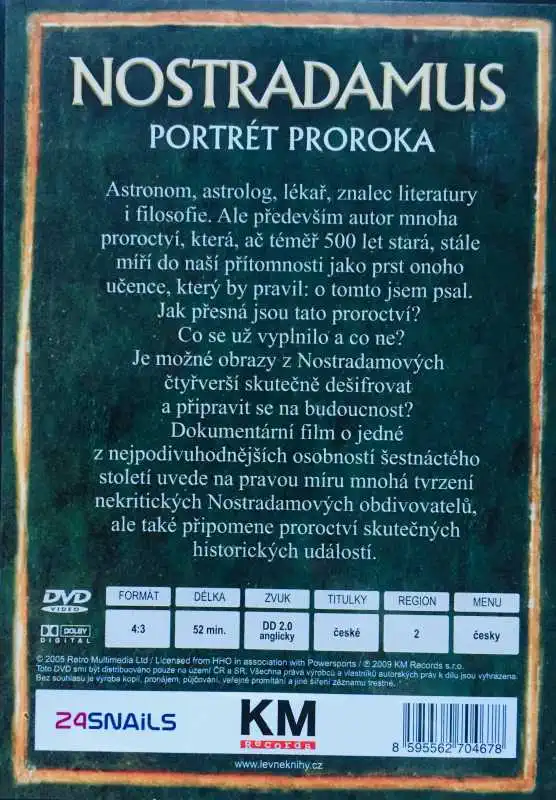 Nostradamus - Portrét proroka - DVD /plast/