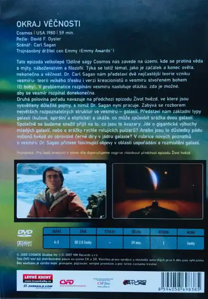 Cosmos - Okraj věčnosti - Carl Sagan - DVD /plast/