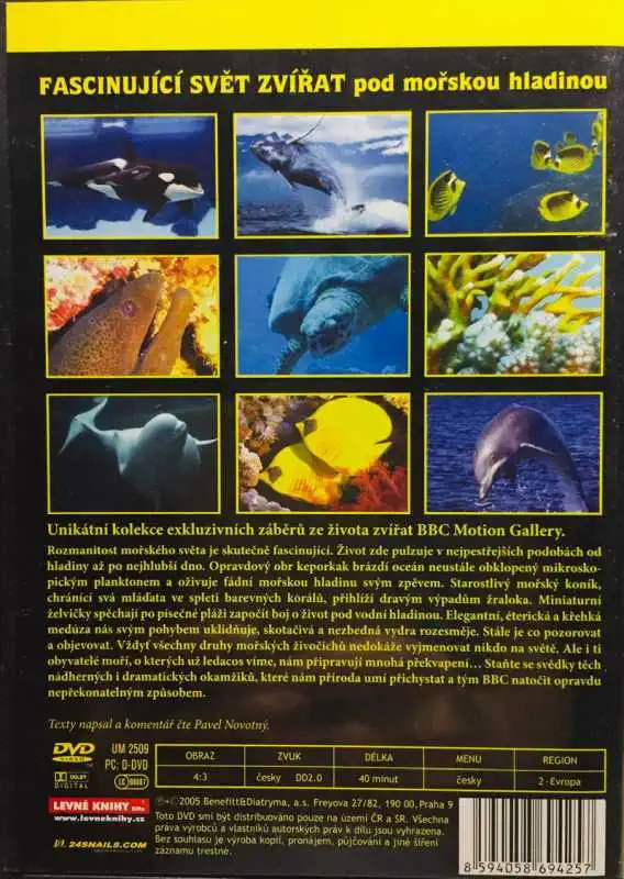 Fascinující svět zvířat - pod mořskou hladinou - DVD /plast/