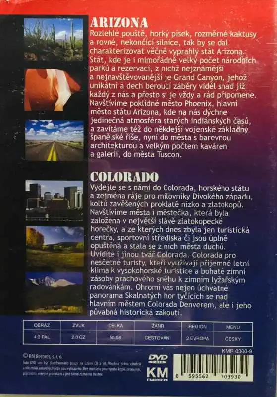 Arizona / Colorado - DVD /plast/