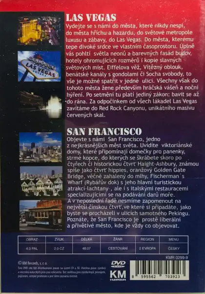 Las Vegas / San Franciscko - DVD /plast/